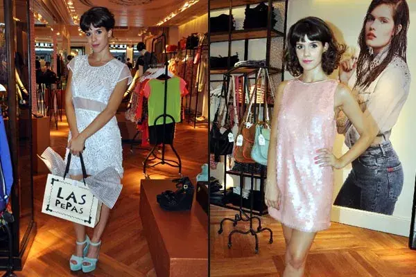 Violeta Urtizberea hizo compras en  Las Pepas de Palermo Soho. ¿Qué modelito te gusta más?
