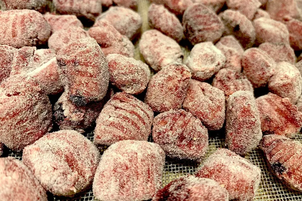 Ñoquis de remolacha. Foto gentileza de: Pasta