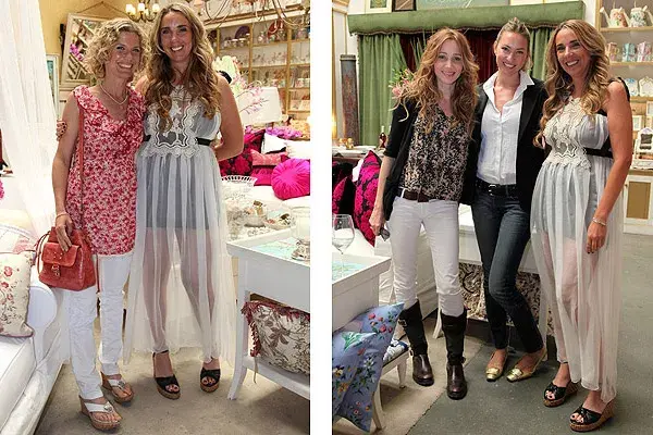 Maru Botana, Vero Lozano y Andrea Burstein pasaron por Milagros Deco, el local de Milagros Resta, para conocer las tendencias en decoración