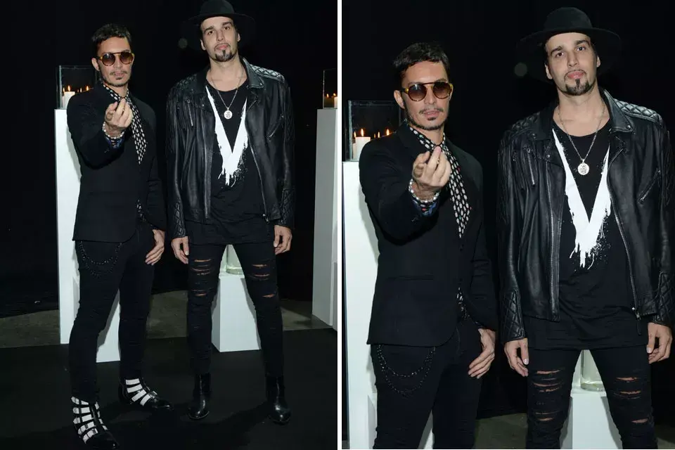 Los Illya Kuryaki derrochan onda por donde quiera que vayan. Emanuel Horvilleur y Dante Spinetta en blanco y negro para la lente del fotógrafo