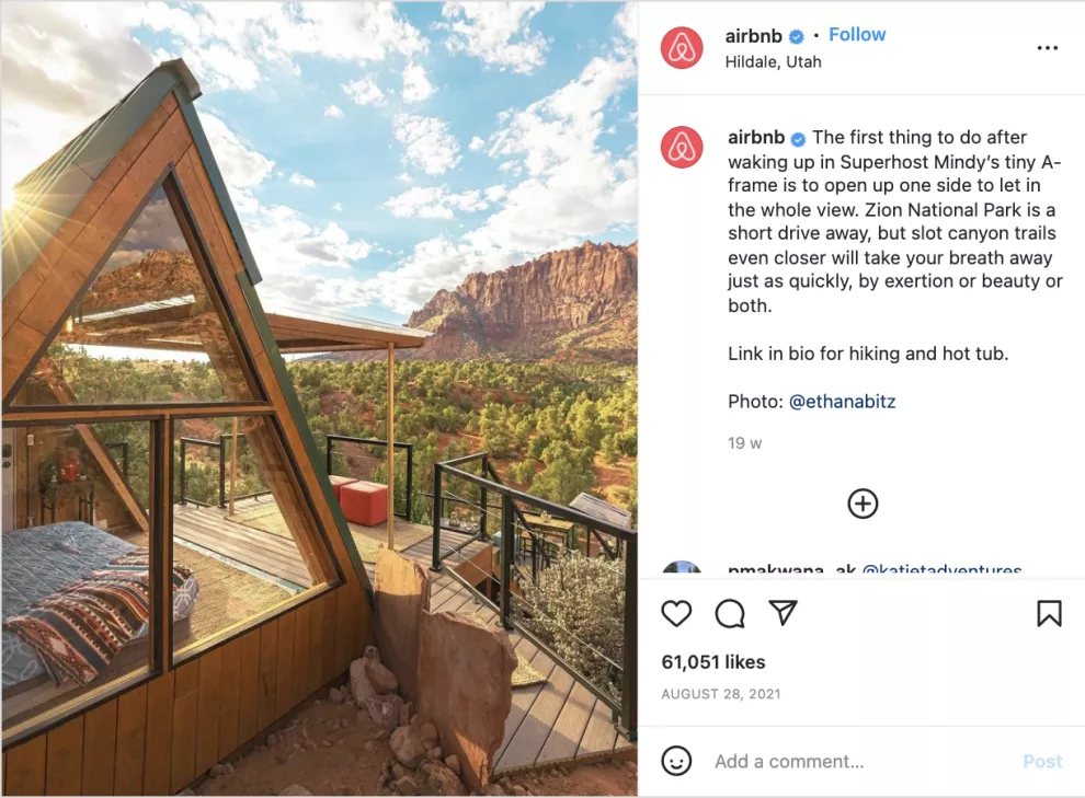 Una de las casas más elegidas por usuarios de Airbnb