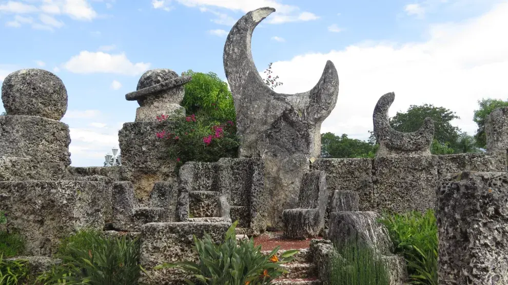 Coral Castle, un parque de esculturas de roca coralina a 50 km de Miami