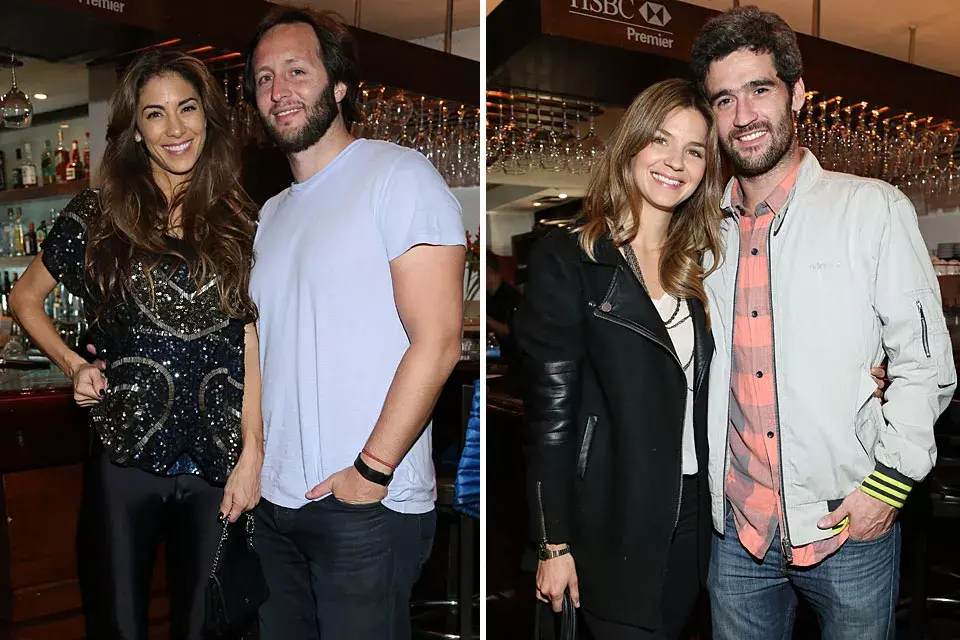 ¡Parejas muy cool! Sofia Reca, Tomas Yankelevich, Marcela Kloosterboer y Fernando Sieling disfrutaron de una comida en Paru Restaurante invitados por HSBC Premier