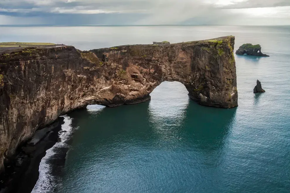 Una piedra en formación en la Isla de hielo