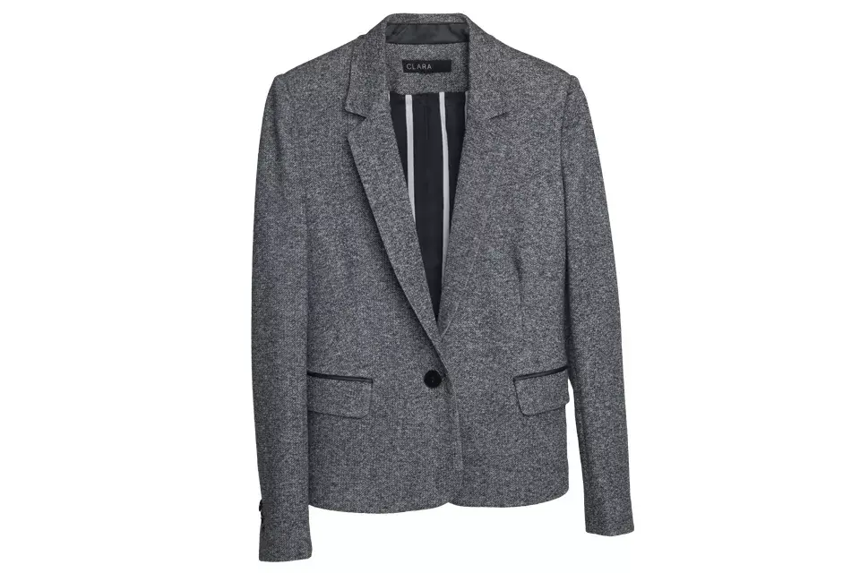 Blazer gris clásico, de Clara