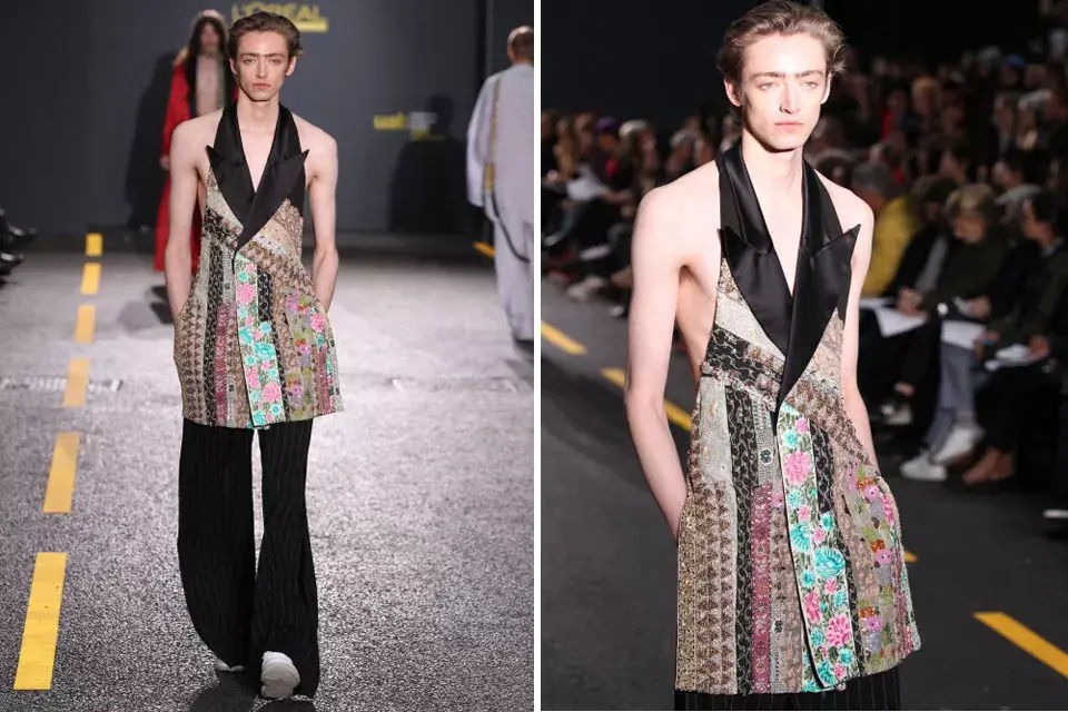 Diseños unisex, bordados en pedrería y  géneros brillantes