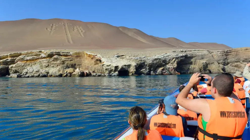 En las islas Ballestas no es posible desembarcar, pero sí observar una gran variedad de aves a poca distancia