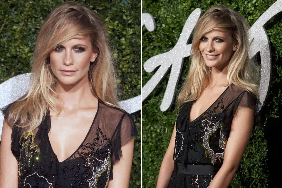 A Poppy Delevingne la vimos con un look más rockero de lo usual: el pelo bien batido y desprolijo y los ojos esfumados. ¡Diosísima!