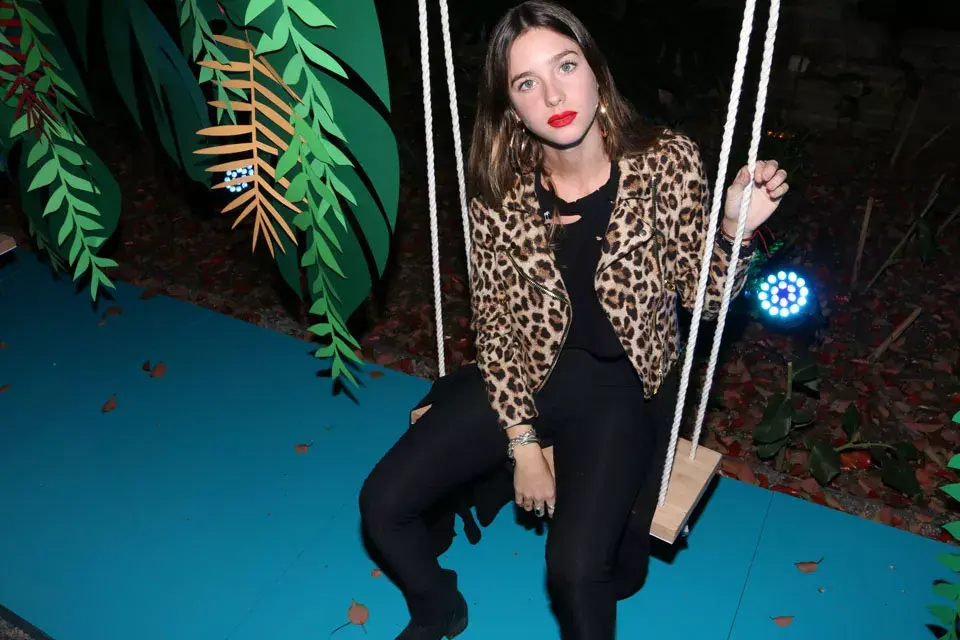 Lucía Celasco, fan del animal print como su abuela "Su"