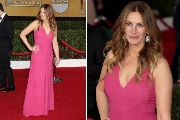 Julia Roberts se arriesgó con este mono de Valentino, pero creemos que no era muy elegante para la ocasión. ¿Qué te parece?