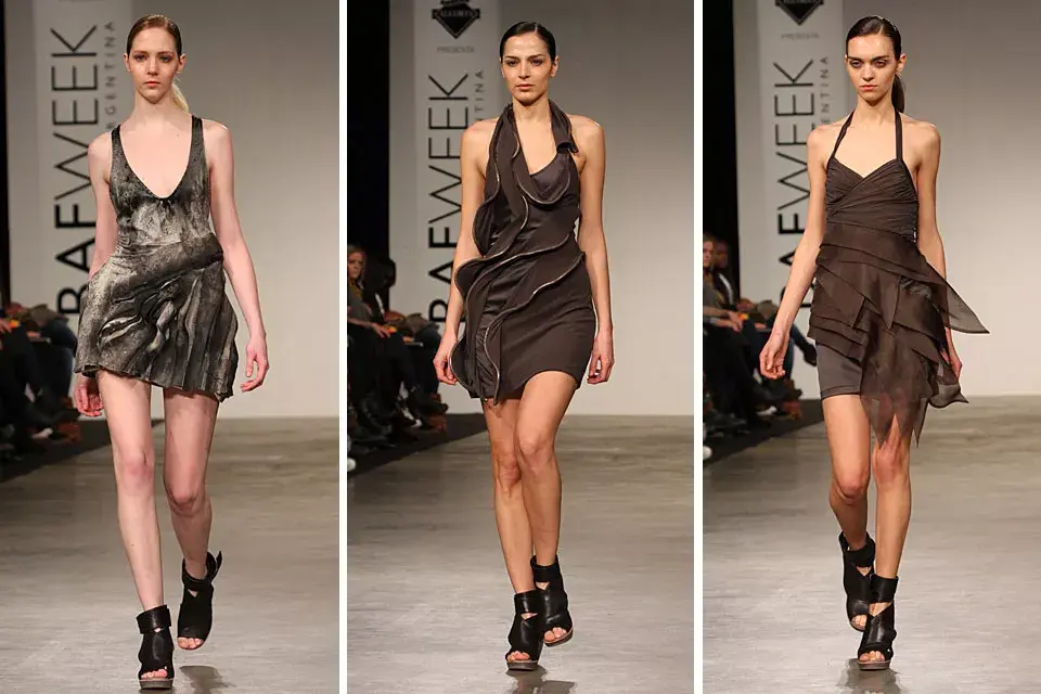 Cora Groppo presentó una colección inspirada en las formas orgánicas de los hongos