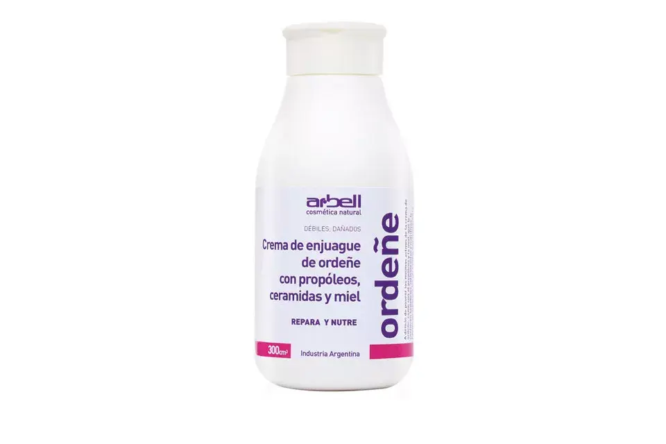 Acondicionador de ordeñe con ceramidas, propóleos y miel (Arbell, $99,90)
