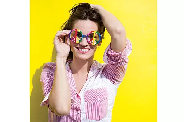 Camisa patchwork (Mess and Sage, $395)