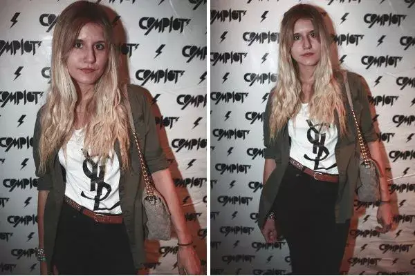 Micaela Tinelli, con look urbano casual en la presentación de Complot
