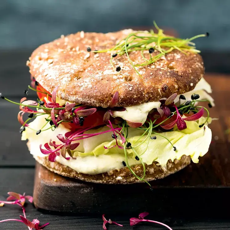 Las opciones vegetarianas, presentes entre las mejores hamburguesas