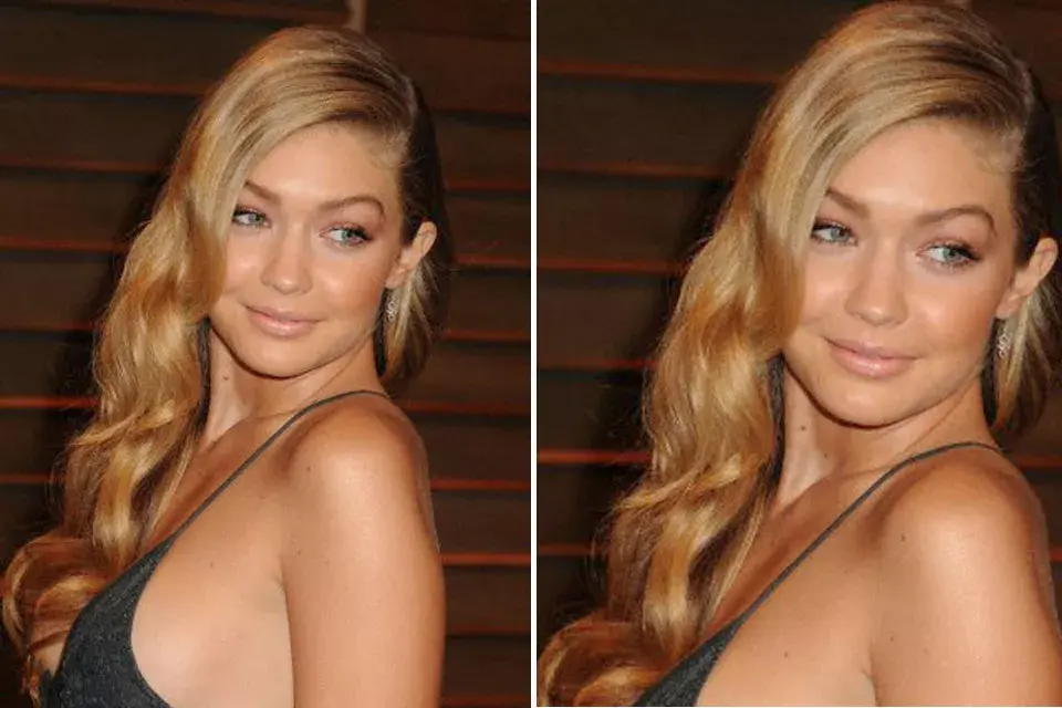 Ondas bien marcadas para la gala de Vanity Fair del 2015. La modelo cuida mucho su pelo y sabe que es uno de sus fuertes