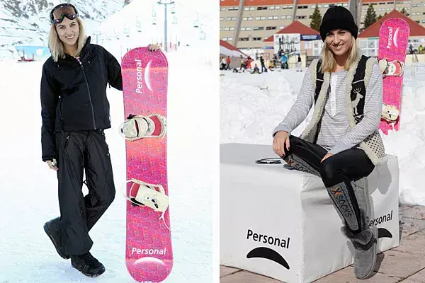 Cintia Garrido estuvo en Las Leñas y lució dos conjuntos ideales para el frío