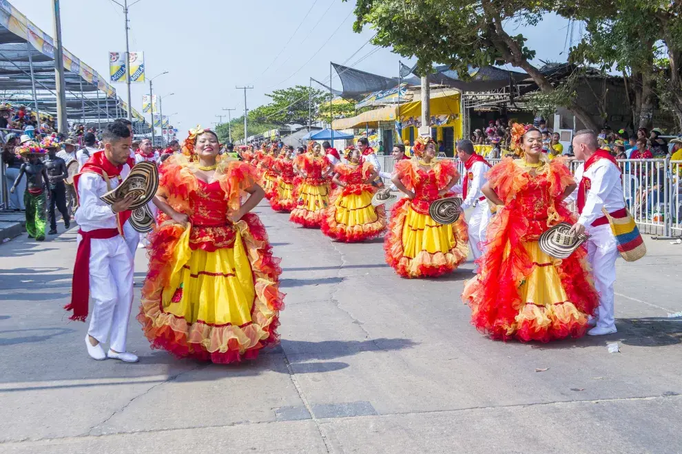 Barranquilla, Colombia, con todo el color