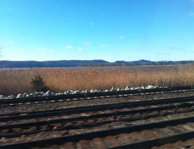 Desde la ventana del tren