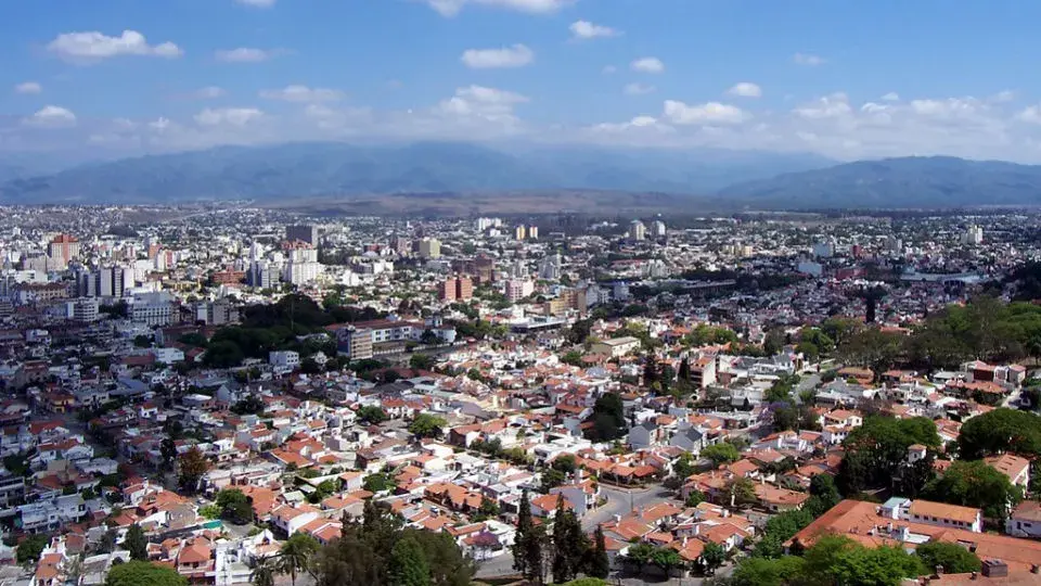 Salta, vista aérea. Foto: Wikipedia