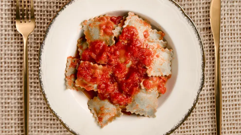 Raviolis a base de harina de lupino. Foto gentileza de: Fresca