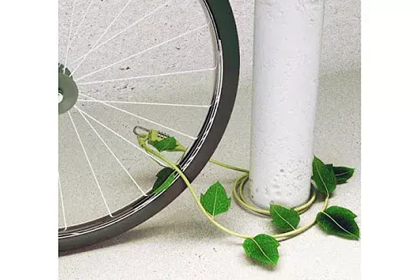 Candado de bici para los amantes de la naturaleza; ¿queda lindo, no?
