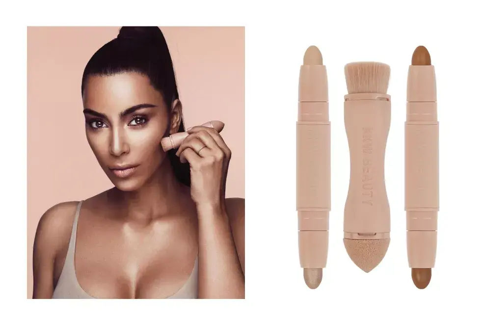 Apto para selfies: el maquillaje de KKW está inspirado en el look de su creadora.