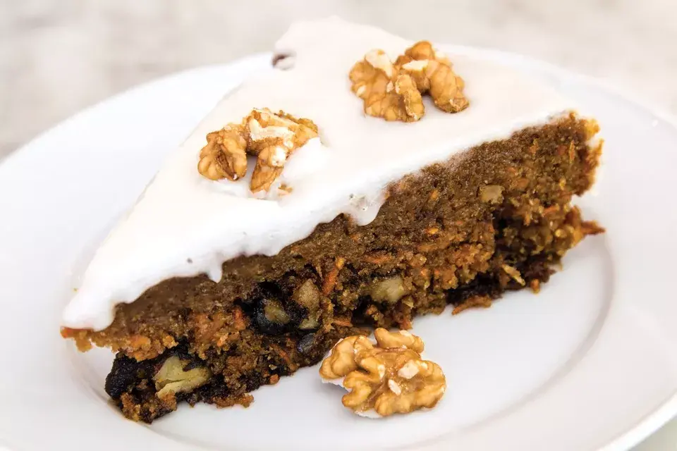 La carrot cake de Coco Café es lo más de lo más ($48)