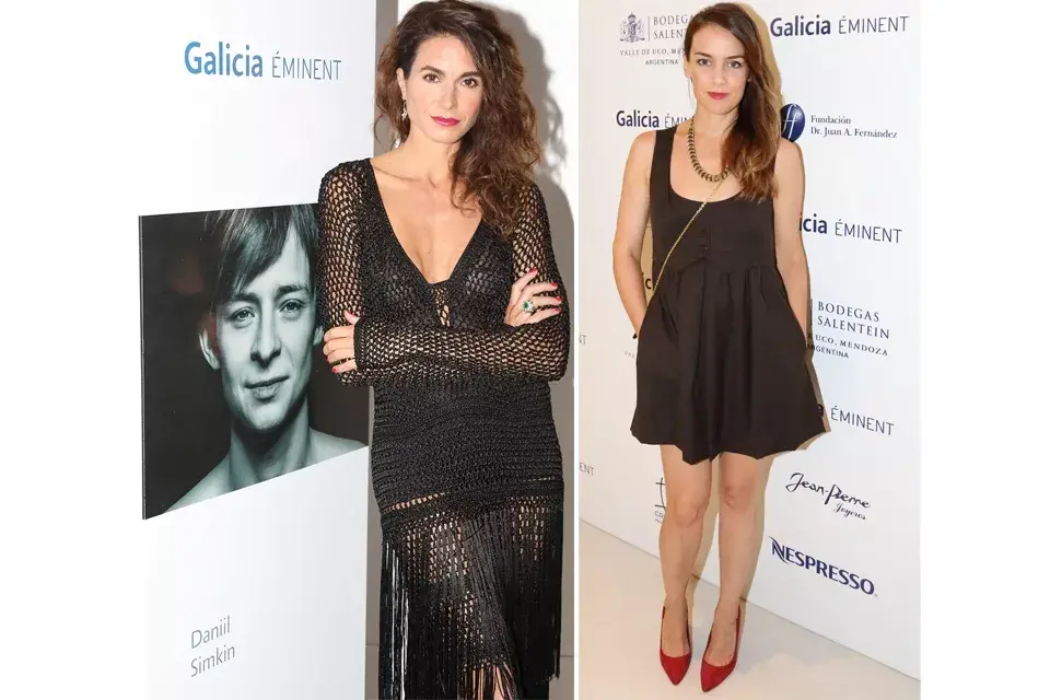 Florencia Raggi y Jazmín Stuart optaron por el negro para asistir a la Gala Internacional de Ballet. En esta oportunidad nos quedamos con la sensualidad de Florencia