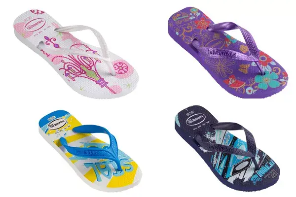 Para los más chiquitos, ojotas Havaianas estampadas ($49, $59)