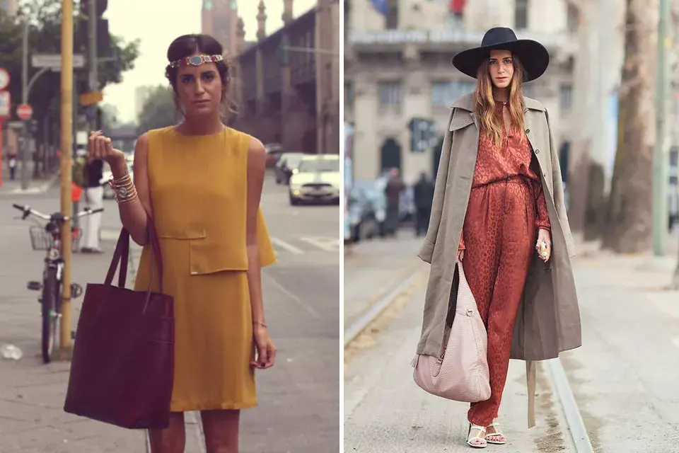 Nunca faltan los sombreros de ala ancha, sus gafas llamativas, y sus pulseras, collares y vinchas con onda hippie chic