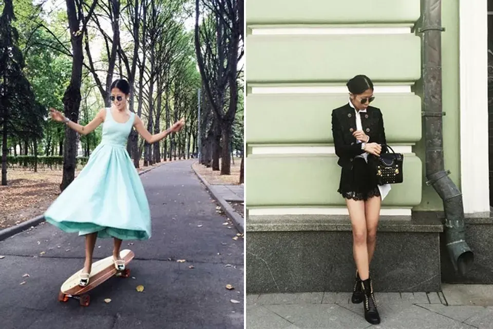 Oksana On muestra muchos de sus looks más creativos en Instagram