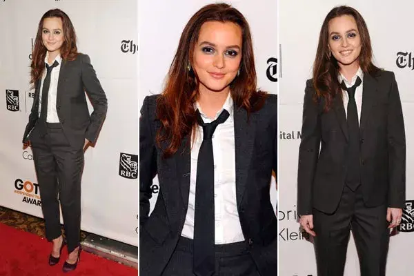 Leighton Meester, canchera y masculina