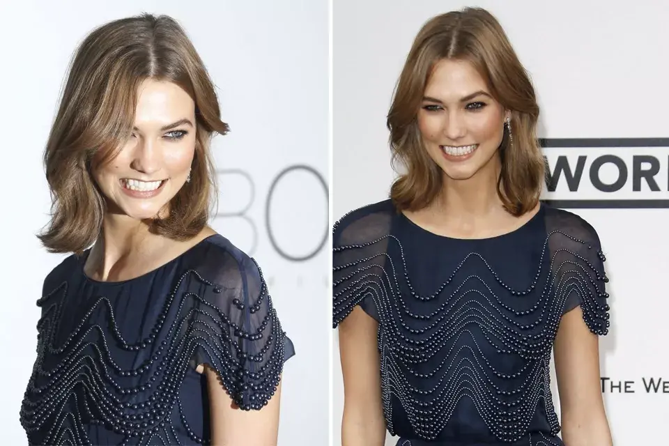 Otra modelo que brilló sobre la alfombra roja fue Karlie Kloss, con su sonrisa y su frescura tan característica. ¡Nos copa ese corte de pelo!