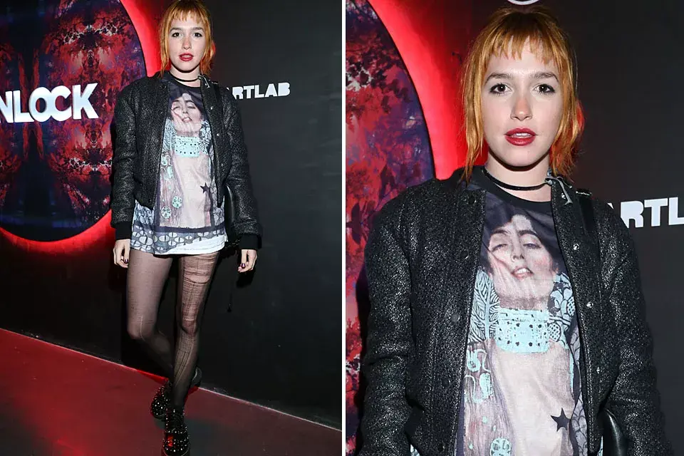 Candela Vetrano eligió un outfit con estilo rocker. Polémico, no? ¿Tiene puesto un mini short?