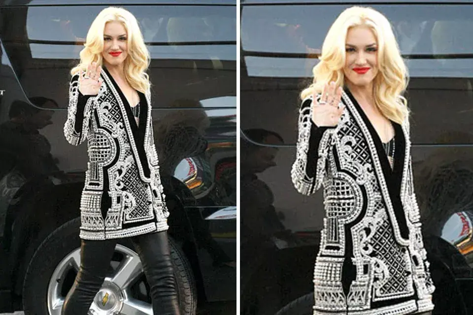 Impecable, con el pelo suelto, raya al medio y un poco de ondas