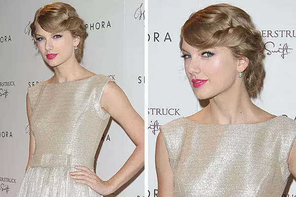 Taylor Swift, con un peinado más elaborado; ¿te gusta?