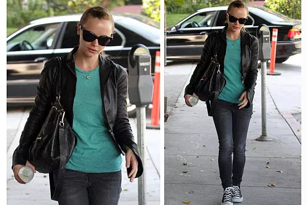 Christina Ricci eligió un look bien casual, ideal para el fin de semana