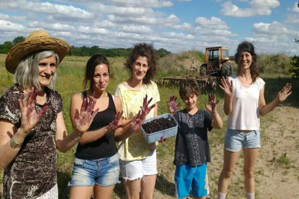 De izq a der: Myriam, Sol, Ana Clara, Paulo León y Laura.