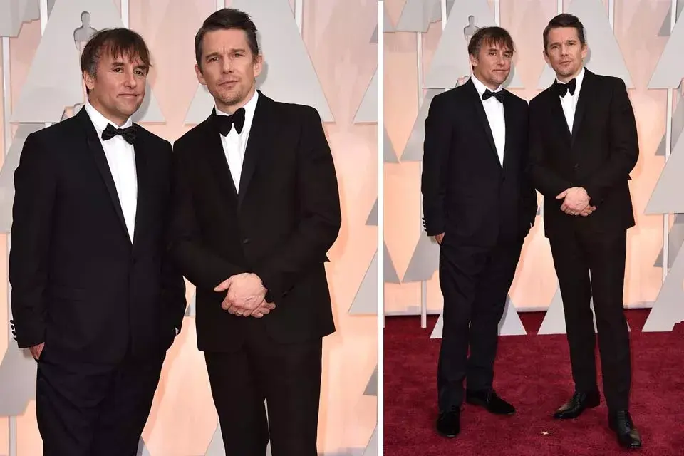 Richard Linklater y Ethan Hawke, director y actor de Boyhood, optaron por tonos oscuros para sus trajes