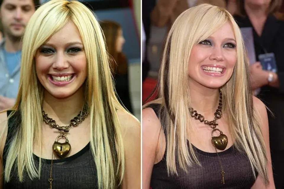 ¡De terror! Aquellos años (más precisamente en 2003) en los que la actriz lucía el cabello rubio con mechas más oscuras y flequillo de costado