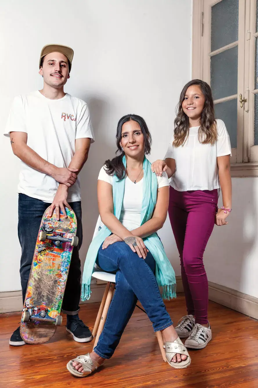 Franco, Florencia y Lola hoy