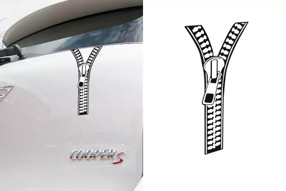 Y por último, un sticker muy divertido para al baúl de tu auto