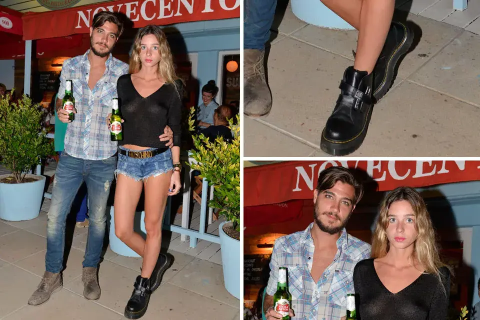 ¡Love is in the air! Joaquín Rozas y Lucía Celasco más juntos que nunca. ¿Qué se puso la nieta de Susana? Sweater negro con brillos, mini short y borcegos