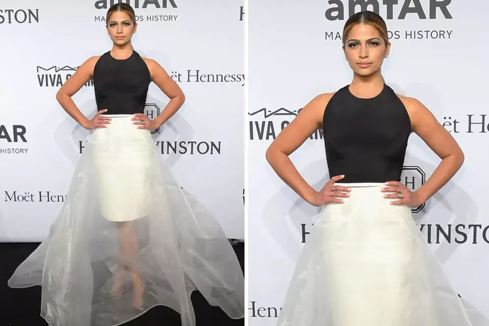 Camila Alves eligió un diseño que mucho no nos gustó de Romona Kezeva; ¿A vos qué te parece?