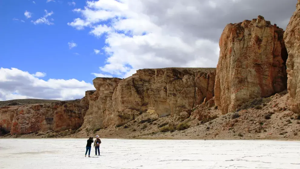 Paisajes de otro planeta, pero en la provincia de Santa Cruz