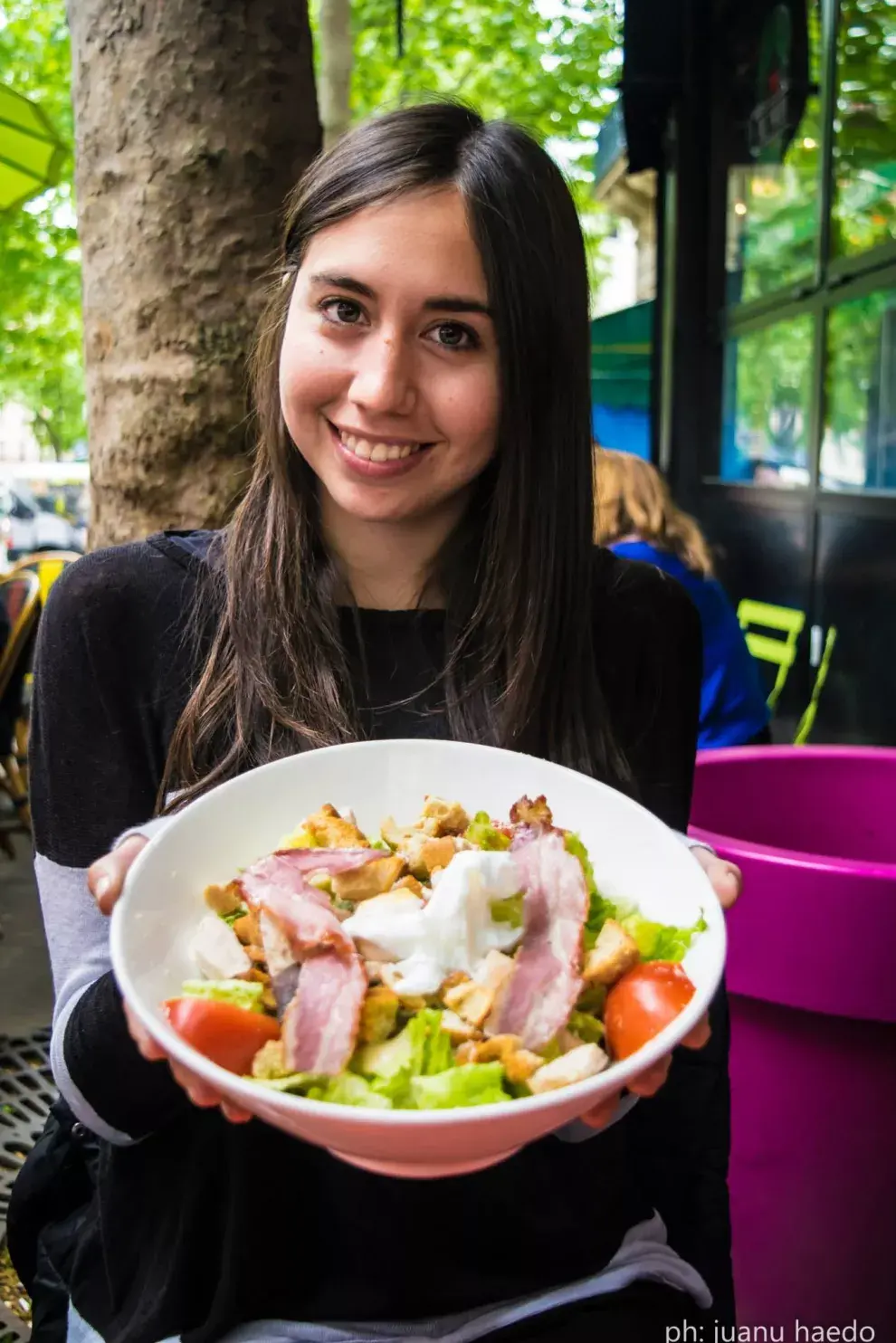 ¡Las ensaladas son buenísimas!