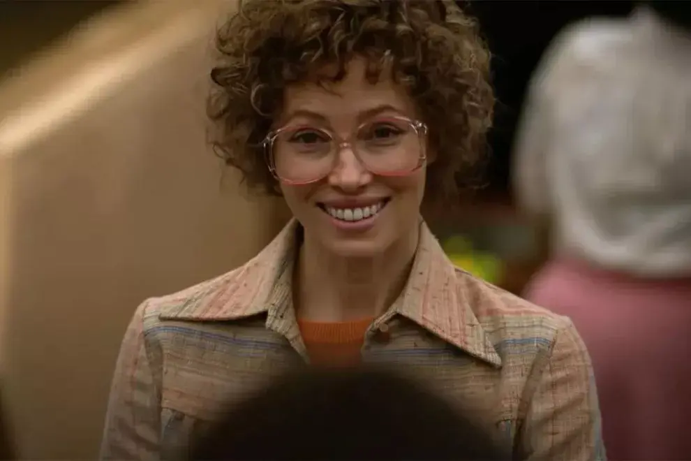 Jessica Biel como Candy Montgomery. Foto: Hulu