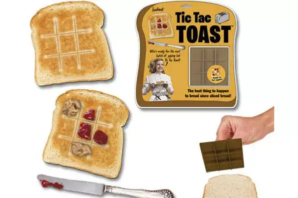 Divertite jugando al ta-te-ti en tus tostadas