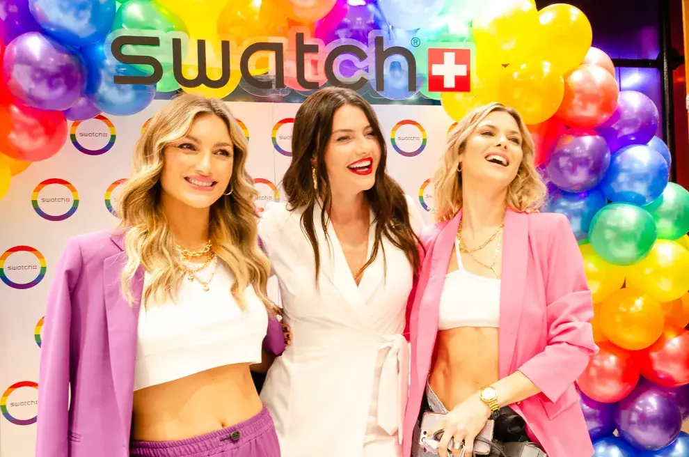 Influencers disfrutaron de la experiencia de Swatch.